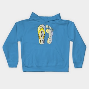 Life Is Better In Flip Flops Kids Hoodie